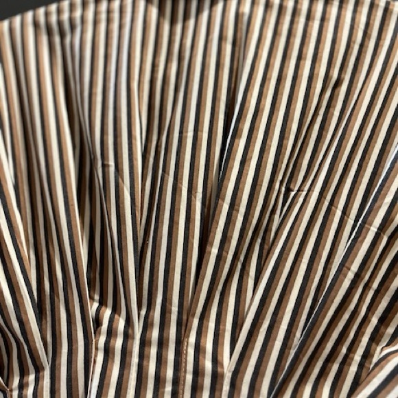 Anthropologie Brown and White Striped Dress - Picture 5 of 5